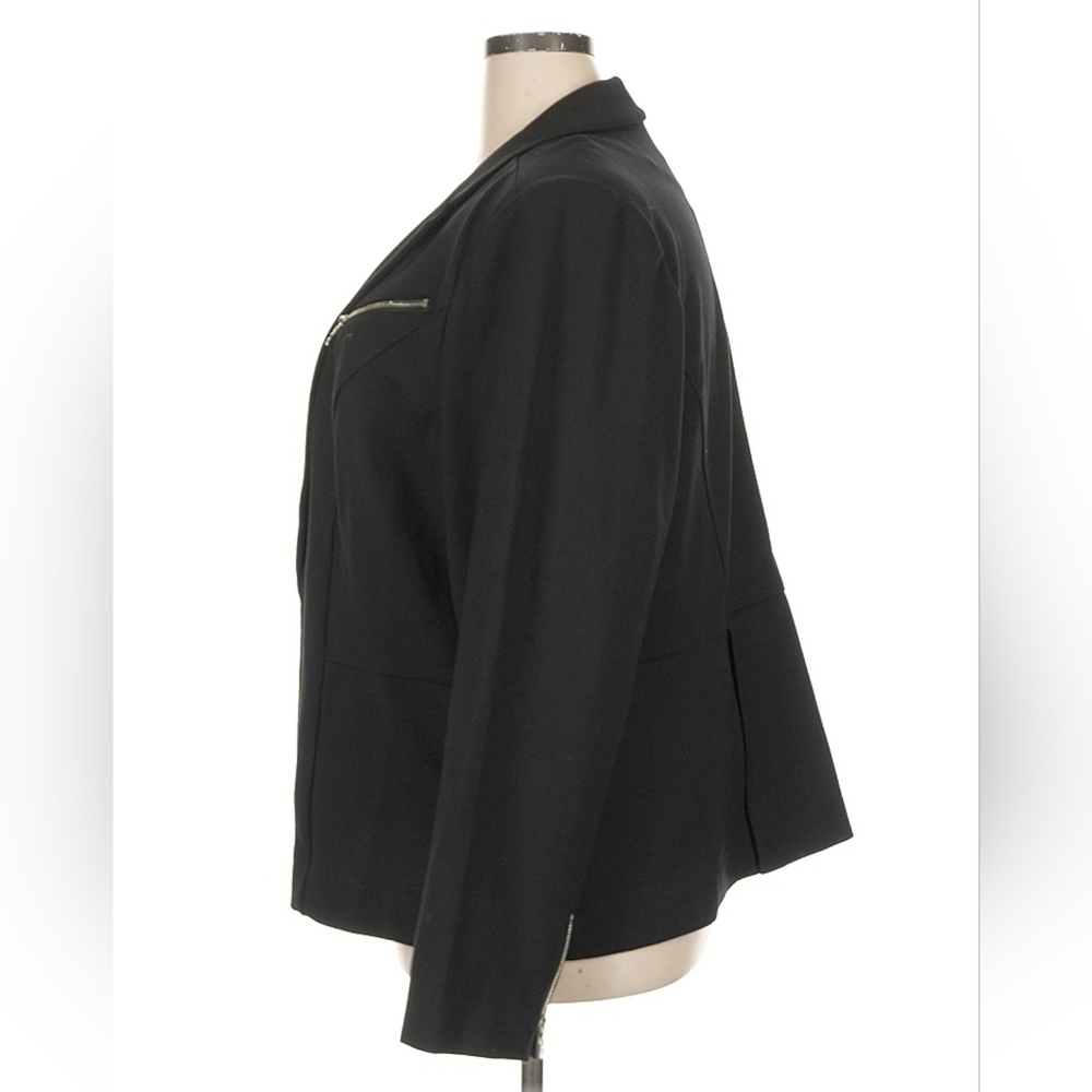 6th & Lane Plus Size 28 Black Blazer Jacket NWT - Picture 5 of 7
